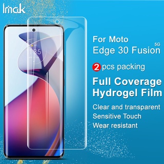 แท้ ฟิล์มไฮโดรเจลใส แบบนิ่ม บางพิเศษ ป้องกันหน้าจอ สําหรับ Imak Motorola S30 Pro 5G Moto Edge 30 Fusion 5G