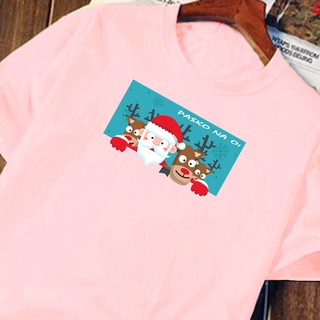 PASKO NA Oi Christmas new Year Santa Claus T-shirt 3 all size 6colour #FreeShippingShopee #COD 471