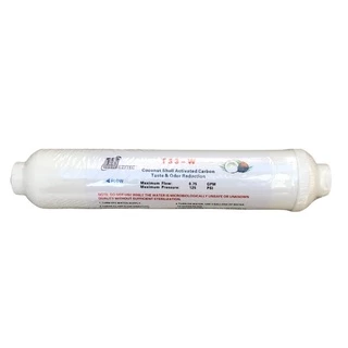 ชุดไส้กรองน้ำ 5 ขั้นตอน ไส้กรองน้ำ 5 ขั้นตอน GAC ขนาด 10x2.5 นิ่ว *ฟรีข้อต่อ 4 ตัว*
