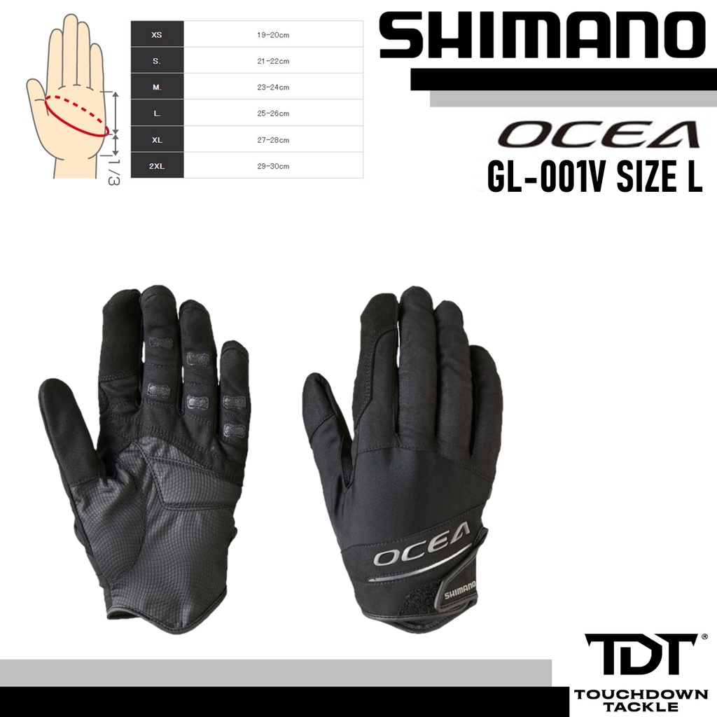 SHIMANO GL-001V OCEA TOUGH GLOVES   *** ถุงมือจิ๊กกิ้ง แคสติ้ง ชิมาโน่ แท้ 100% *** - รูปที่ 2