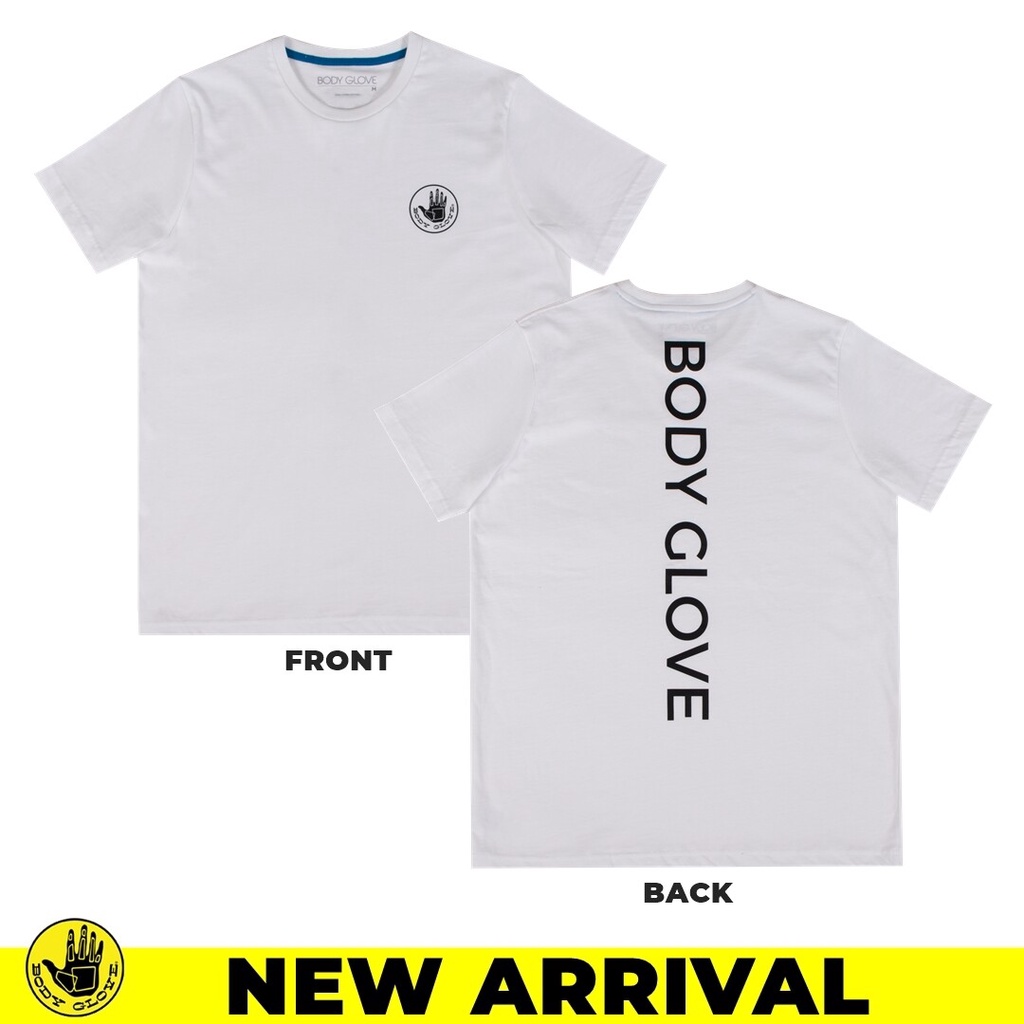 ทัวร์ BODY GLOVE Unisex Graphic Tee T-Shirt เสื้อยืด สีขาว-00