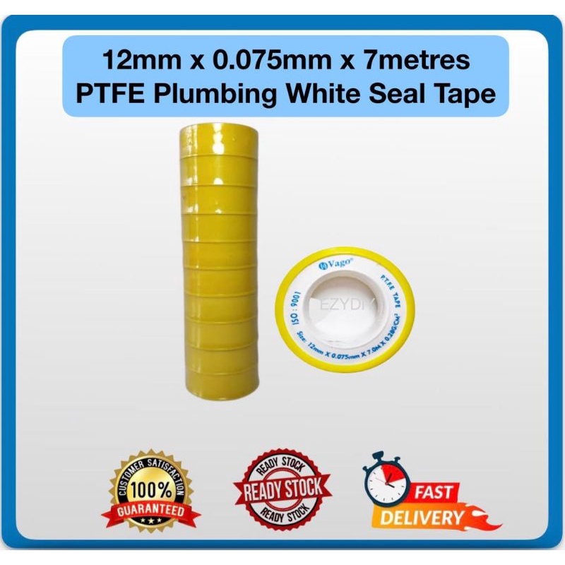 VAGO Seal Tape PTFE Tape เทปสีขาว เทปประปา