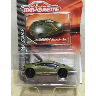 Majorette Lamborghini Huracan Avio LP 610-4 - Green/Khaki Color /Wheels D5SB /scale 1/64 (3 inches) Package with Card