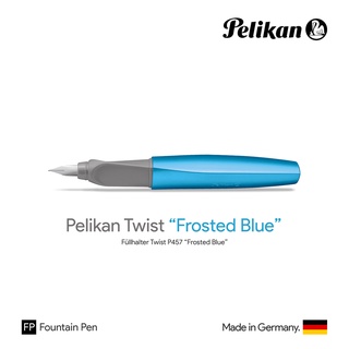 Pelikan Twist "Frosted Blue" School Fountain Pen - ปากกาหมึกซึมพีลิแกน ทวิสต์