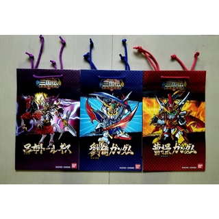 BANDAI : SD GUNDAM SANGOKUDEN PROMOTION PAPER BAG [HONG KONG 2009] ถุงกระดาษกันดั้ม 3ก๊ก ของใหม่ สินค้าจาก BANDAI ของแท้