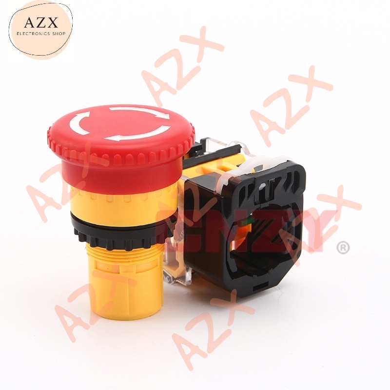 พร้อมส่ง! LA38-11Z22mmสวิตช์กดหมุนคลายอีเมอเจนซี่สวิตช์HL-LA38-11ZS