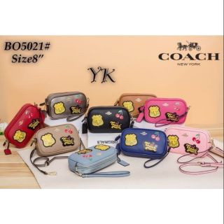 กระเป๋าสะพายข้างแบรนด์เนม Coach 2 ซิป📌รุ่นขายดี เกรดพรีเมี่ยม พร้อมส่ง