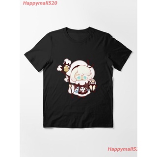 New Cotton Cookie (Cookie Run Kingdom) Essential T-Shirt ผู้หญิง ดพิมพ์ลาย ดผ้าเด้ง คอกลม cotton แฟชั่น discount Unisex