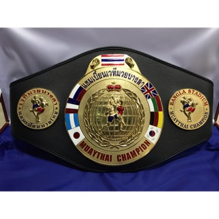 เข็มขัดนักมวย สายหนัง Champion Belt