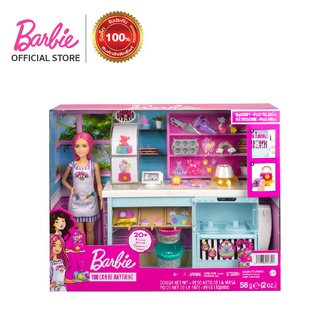 Barbie Bakery Playset บาร์บี้ เพลย์เซตร้านเบเกอรี่ (HGB73 ID)