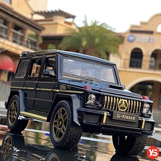 โมเดลรถยนต์ สเกล 1:24 Mercedez Benz G63 พร้อมไฟ เสียงเครื่องยนต์ ขนาดใหญ่