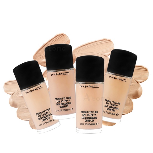 MAC SPF15 ไพรเมอร์ Studio Fix Fluid Foundation Skin Balancing Complex แมค 30ML#NC15#NC20#N12#N18
