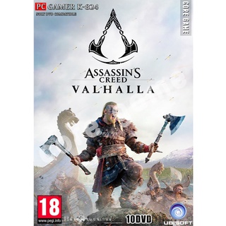 Assassin s creed valhalla แผ่นเกมส์ แฟลชไดร์ฟ เกมส์คอมพิวเตอร์  PC โน๊ตบุ๊ค