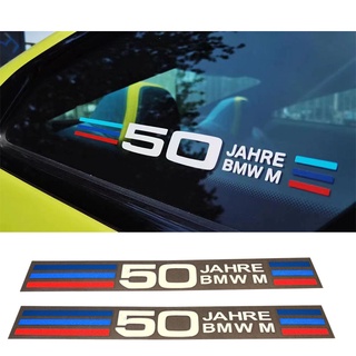 สติกเกอร์ตกแต่งหน้าต่าง ประตูรถยนต์ สําหรับ BMW ครบรอบ 50 ปี E46 E90 E60 E39 E30 F10 E36 F20 E92 E97 X5 E70 E53 E91 F31 E30 X3 E83 G30 G10