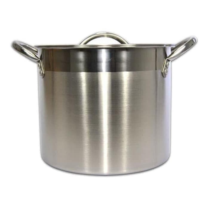 SUPRA หม้อสต็อกสูง Stainless 8 QT Stock Pot 24 cm