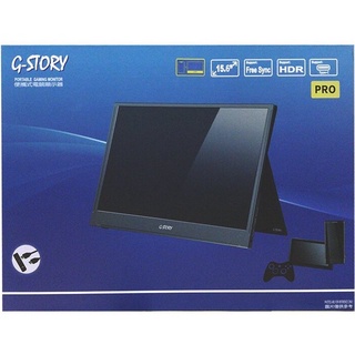 [+..••] G-STORY 15.6 PRO SCREEN PORTABLE GAMING MONITOR