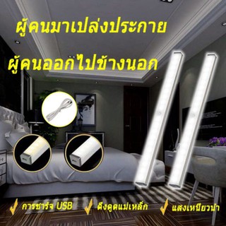 ❆ไฟเซ็นเซอร์  (ชาร์จแบต) ไฟอัตโนมัติ โคมไฟ LED ไฟไร้สาย เซนเซอร์ตรวจจับเคลื่อนไหว Motion Auto Sensor Light