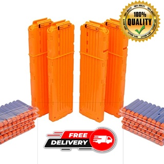 【พร้อมส่ง】 Nerf Magazine Orange 6 12 18 ลูกดอกเติม อุปกรณ์เส…