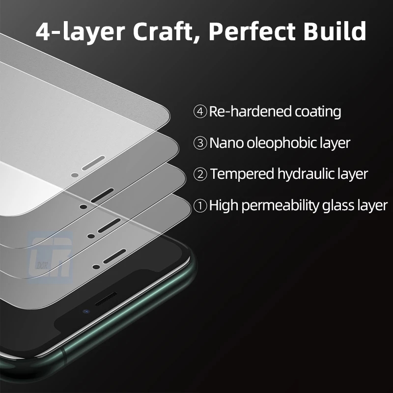 ฟีล์มกระจกนิรภัยกันรอยหน้าจอ 3 D สําหรับ Iphone12 Pro 12Pro Max #8