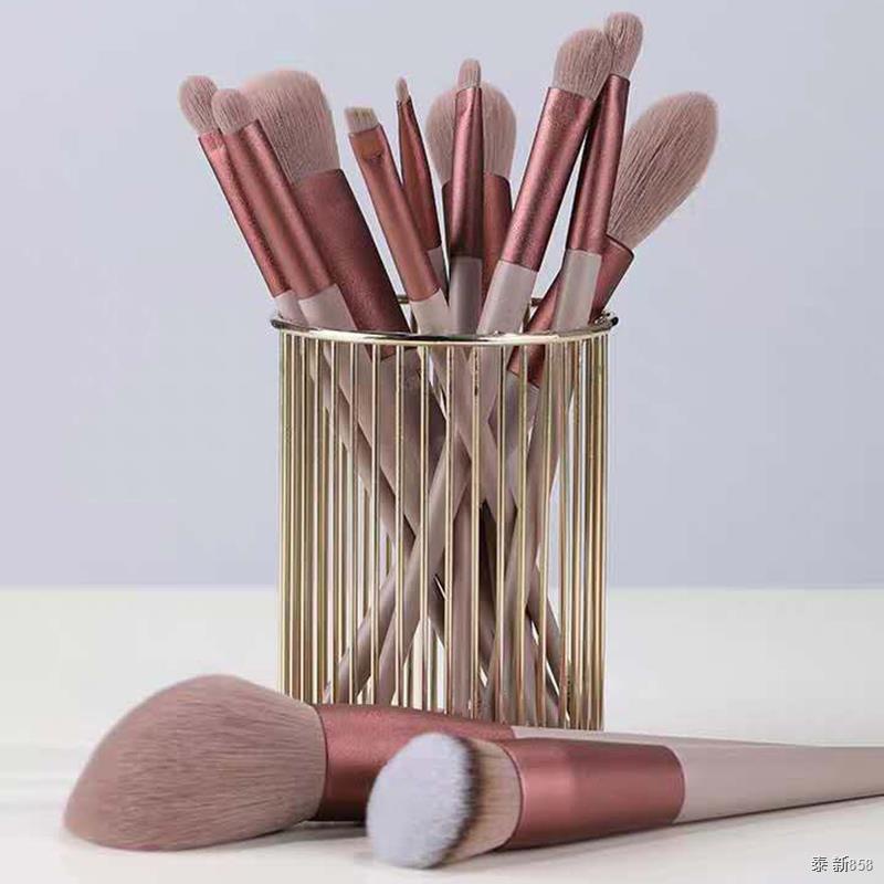 13 8pcs Professional Make Up Brush Set 5 Colors Soft Artificial Fiber Concealer Foundation Blush