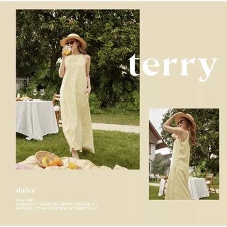 💞lookbooklookbook💞 🌼New Terry dress daisy size S🌼