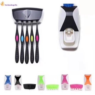 เครื่องจ่ายยาสีฟันอัตโนมัติ พร้อมที่วางแปรงสีฟัน