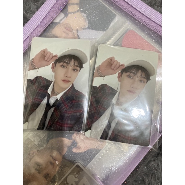 Pc photocard pub jyp skz stray kids ce หมุนคริสต์มาส evel straykids ot8 bangchan seungmin chan