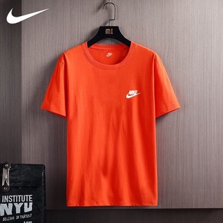 [S-5XL]Nike เสื้อยืดลําลอง ผ้าฝ้าย 100% แขนสั้น ทรงหลวม ใส่สบาย สําหรับผู้ชาย