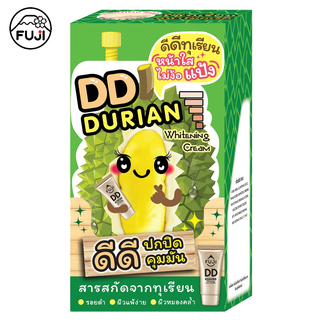 ฟูจิ ดีดี ดูเรียน ครีม 6ก. (กล่อง 6 ซอง) FUJI DD DURIAN CREAM 6G. ดีดีทุเรียน