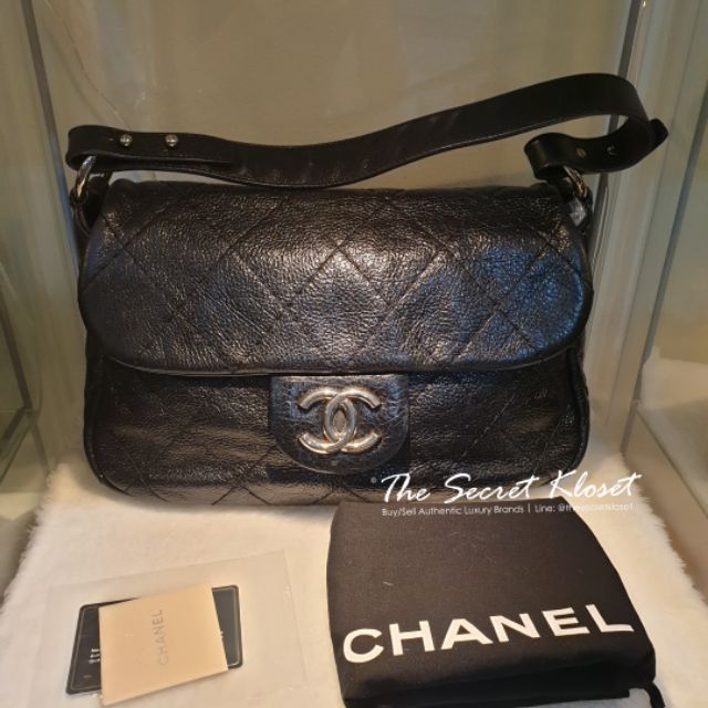 Chanel CC Shoulder Bag Glazed Calf skin Holo 13xxxxxx