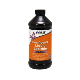 Now Foods, Sunflower Liquid Lecithin 16 fl oz (473 ml)