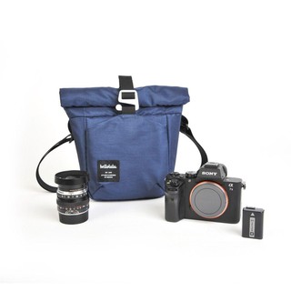 Hellolulu กระเป๋ากล้อง รุ่น Norris - Darkblue กระเป๋ากล้อง mirrorless กระเป๋าใส่เลนส์กล้อง คาดเอว BC-H30026-33