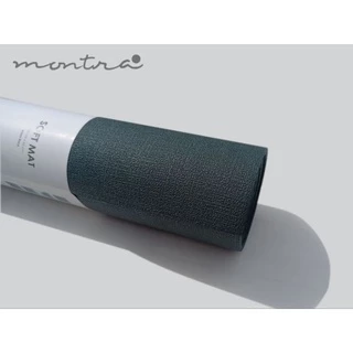 เสื่อออกกำลังแบรนด์ Montra รุ่น SOFT MAT 6 MM. นุ่มเข่า ทนทาน พร้อมลายวางท่าหน้าเสื่อ