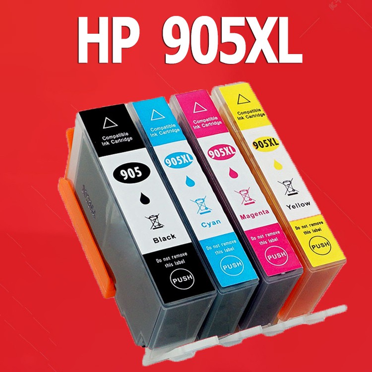 HP 905XL หมึก HP 905 สีดำ HP905XLตลับหมึกสำหรับ hp Officejet 6950 6960 6961 6963 6964 6965 6971 6974