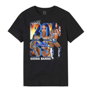 [S-5XL] GILDAN 【2022 สไตล์ใหม่】ขายดี เสื้อยืดแขนสั้น ผ้าฝ้าย 100% พิมพ์ลาย Wwe Sasha Banks 3D สีฟ้า แฟชั่นฤดูร้อน สําหรั