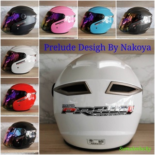 หมวกกันน็อค Nakoya Prelude เบอร์ L (ขนาดวัดรอบศรีษะ 59-60 cm.) มาตรฐาน มอก.369-2557