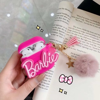 เคสซิลิโคน ป้องกันหูฟัง สีชมพู สําหรับ Apple Airpods 2 1 3