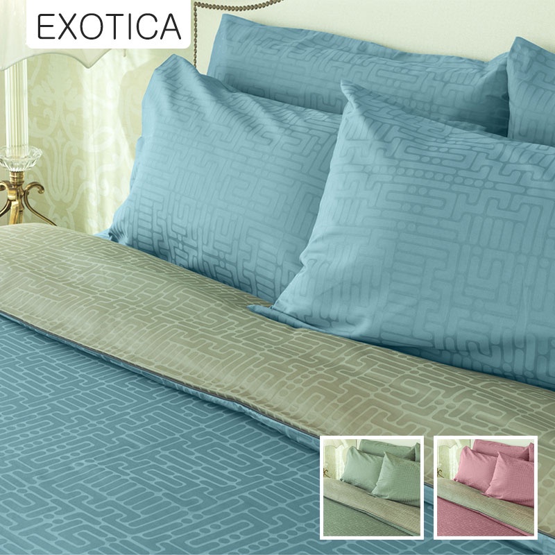 EXOTICA ปลอกหมอน (19” x 29”) / ปลอกหมอนข้าง (14” x 44”) ลาย A-Maze