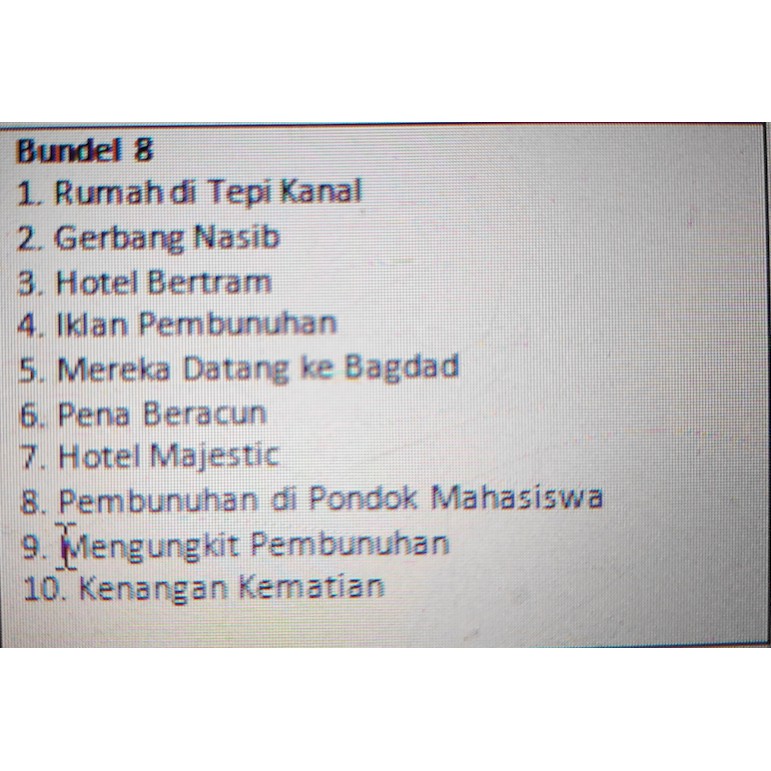 AGATHA CHRISTIE - มัด 8 - ขายปลีก