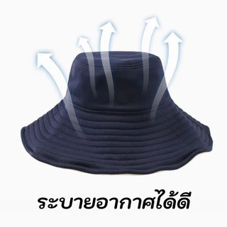 หมวกกันยูวี ใส่ได้ 2 ด้าน UV Protection Hat มีให้เลือก 5 สี พร้อมสายรัดใต้คางถอดได้ หมวกเดินป่า