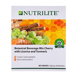 นิวทริไลท์ เฮอร์บัล มิกซ์ Nutrilite Botanical Beverage Mix Cherry With Licorice &amp; Turmeric