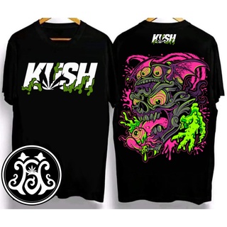 ผ้าฝ้าย 100%เสื้อยืด kush เสื้อยืดสุดเท่ Crew neck T-shirt. Oversized T-shirt เสื้อยืดผ้าคอตตอน V.23S-3XL