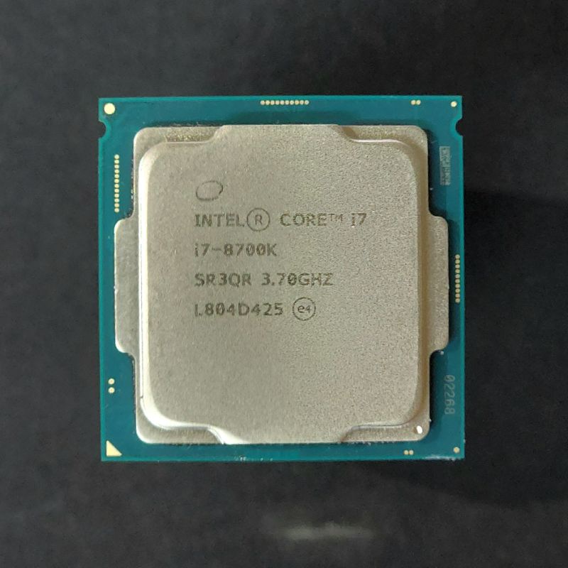 Intel Core i7 8700k มือสอง ใช้งานได้ดี