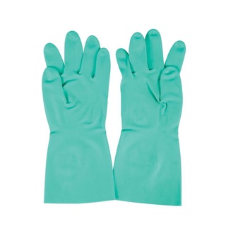 ถุงมือยางไนไตร 13 นิ้ว ไซส์L สีเขียว ไมโครเท็กซ์ ถุงมือยาง Nitrile Gloves 13 inches Size L Green Microtex