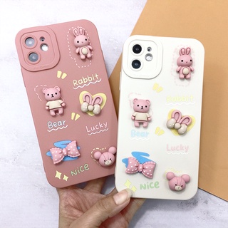 เคสซัมซุง samsung A03S  เคสมือถือนิ่มกันกล้อง ซิลิโคน TPU ติดการ์ตูนน่ารัก