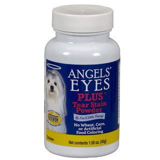 ANGELS EYES PLUS CHICKEN FOR DOGS TEAR STAIN REMOVER ELIMINATOR ANGELS 45g ลดคราบน้ำตาสุนัข รสไก่