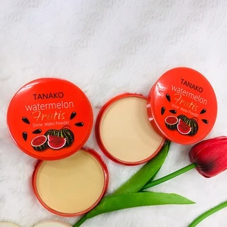 T6052 🍉🍉 แป้งพัฟแตงโม TANAKO UK ผสมรองพื้น คุมมัน บางเบาไม่หนักหน้า สินค้าพร้อมส่งค่า