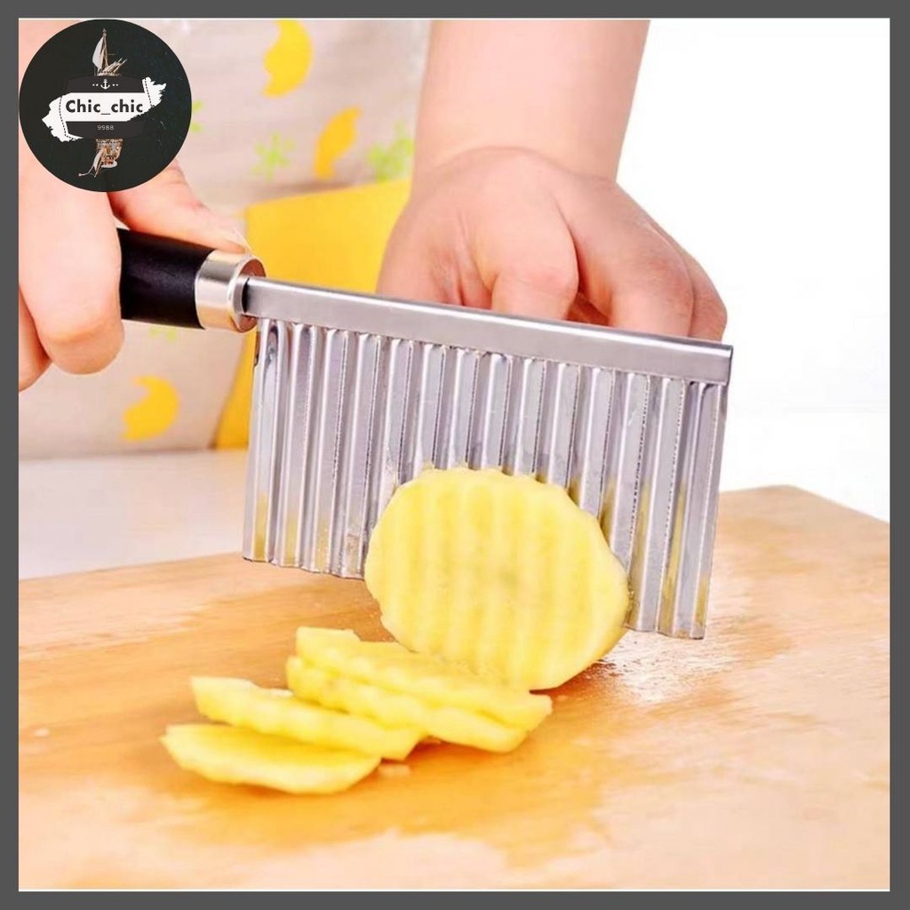🍠มีดหั่นผัก มันฝรั่ง แครอท แตงกวามันฝรั่ง มีดใบหยัก มีดรอยหยัก🍠 #B-0020