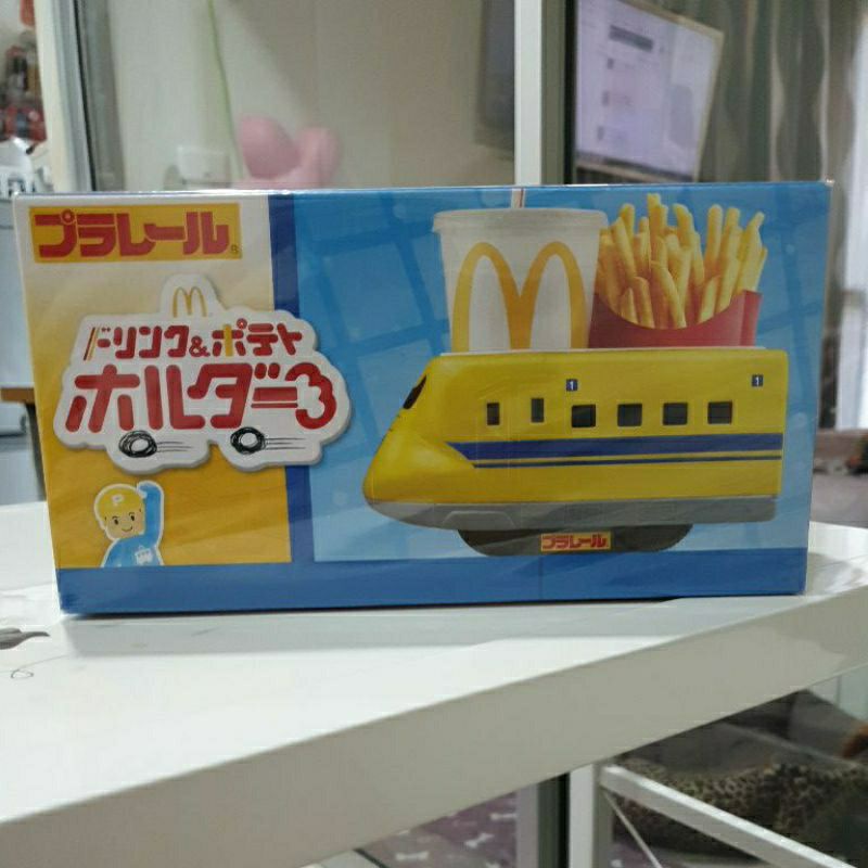 TOMICA PLARAIL X McDonald's [กล่องใส่แก้วน้ำและอาหารรูปรถไฟ]  ของใหม่แท้