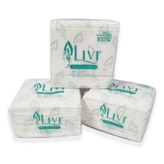 (ยกลัง) Livi กระดาษเช็ดปากป๊อปอัพ หนา 1 ชั้น 200 แผ่น จำนวน 60 แพ็ค/ลัง